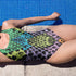 Snakeskin One-Piece Swimsuit in Techno